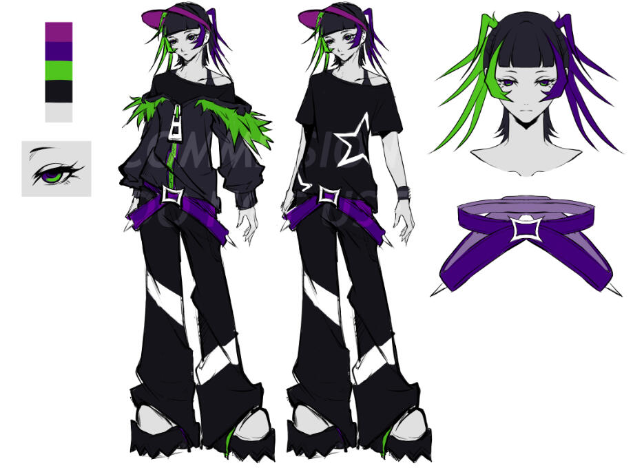 Close Friends Story - IN DA HOUSE!! Character Reference Sheet