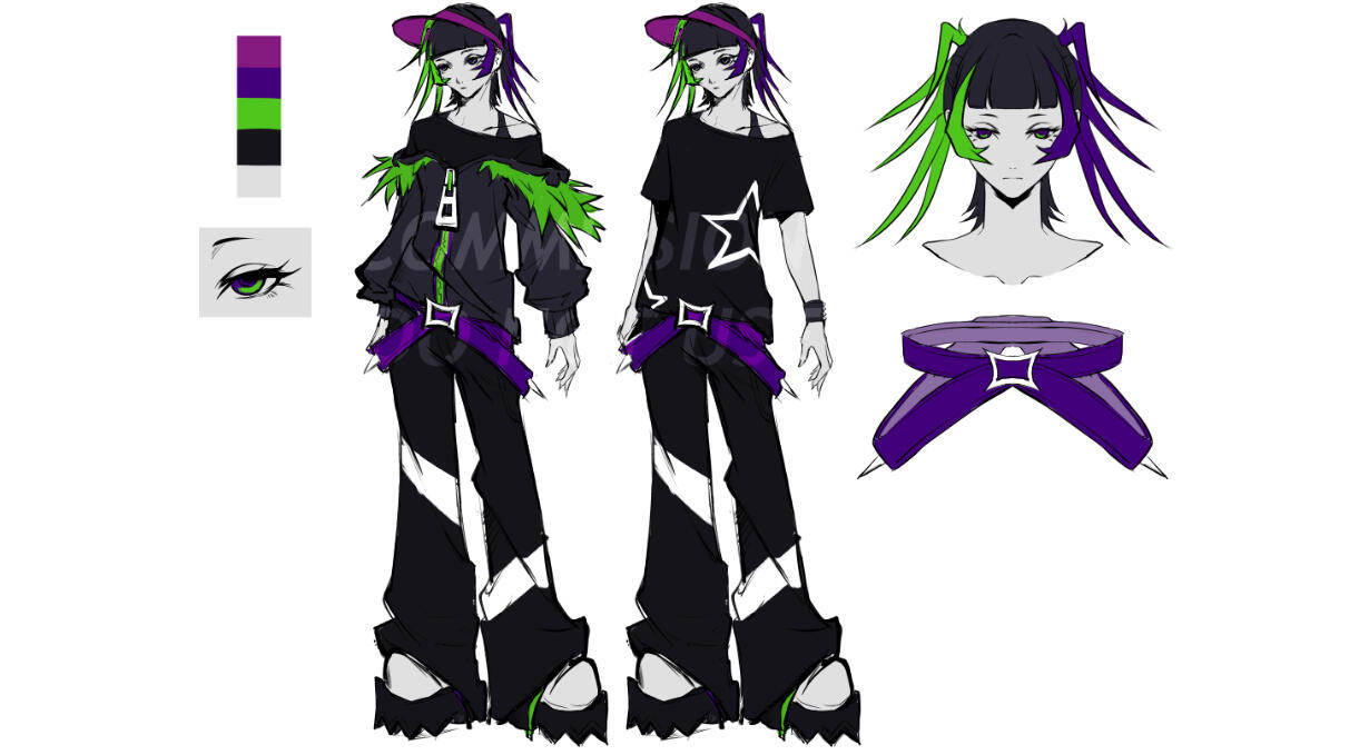 Close Friends Story - IN DA HOUSE!! Character Reference Sheet